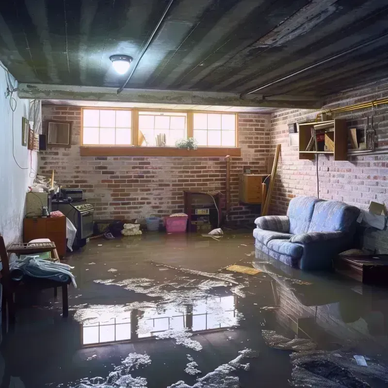 Flooded Basement Cleanup in De Lisle, MS